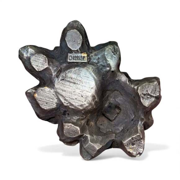 Vintage SPI Pewter Flying Hummingbird Candle Holder-Vines & Flowers, 1994 - Picture 4 of 4